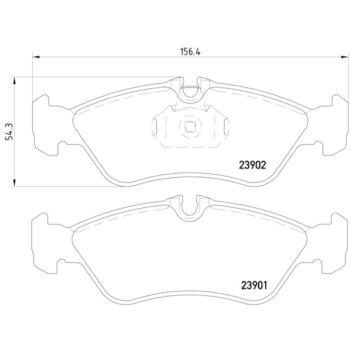 Hella Pagid 355014401 Disc Brake Pad product image 4 of 4
