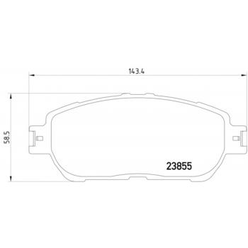 Hella Pagid 355014441 - Disc Brake Pad Hella Pagid 355014441 Disc Brake Pad product image 1 of 2
