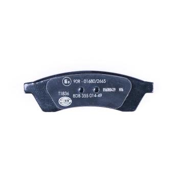 Hella Pagid 355014491 - Disc Brake Pad Hella Pagid 355014491 Disc Brake Pad product image 1 of 3