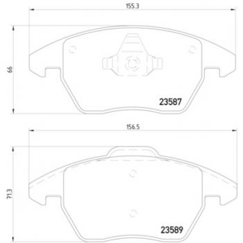 Hella Pagid 355014511 - Disc Brake Pad Hella Pagid 355014511 Disc Brake Pad product image 1 of 2