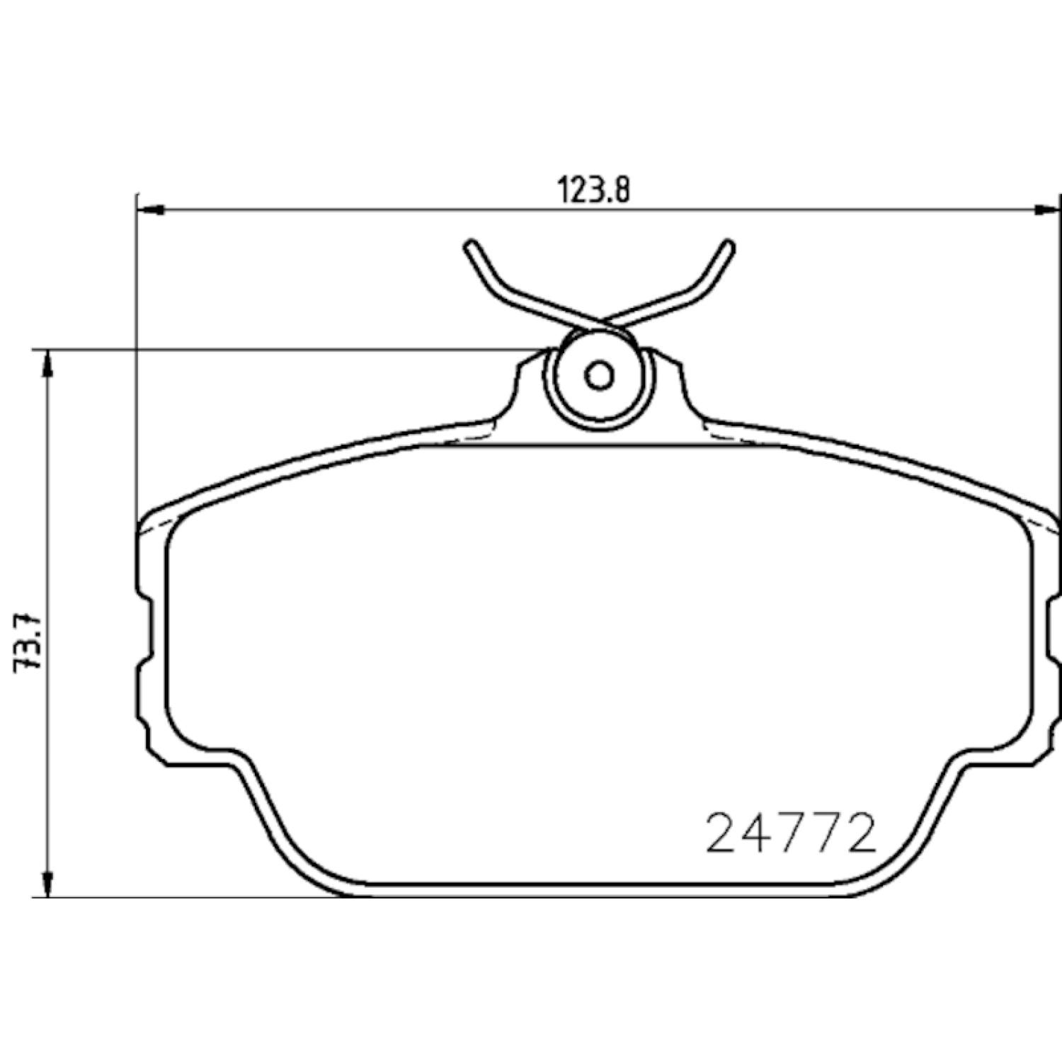 Hella Pagid 355014521 - Disc Brake Pad Hella Pagid 355014521 Disc Brake Pad product image 3 of 4