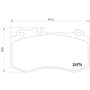 Hella Pagid 355014821 Disc Brake Pad product image 4 of 4