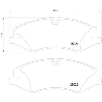 Hella Pagid 355015081 Disc Brake Pad product image 4 of 4