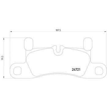 Hella Pagid 355015121 Disc Brake Pad product image 4 of 4