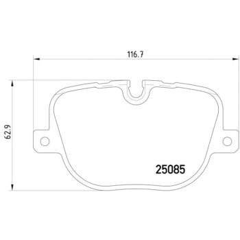 Hella Pagid 355015451 Disc Brake Pad product image 4 of 4