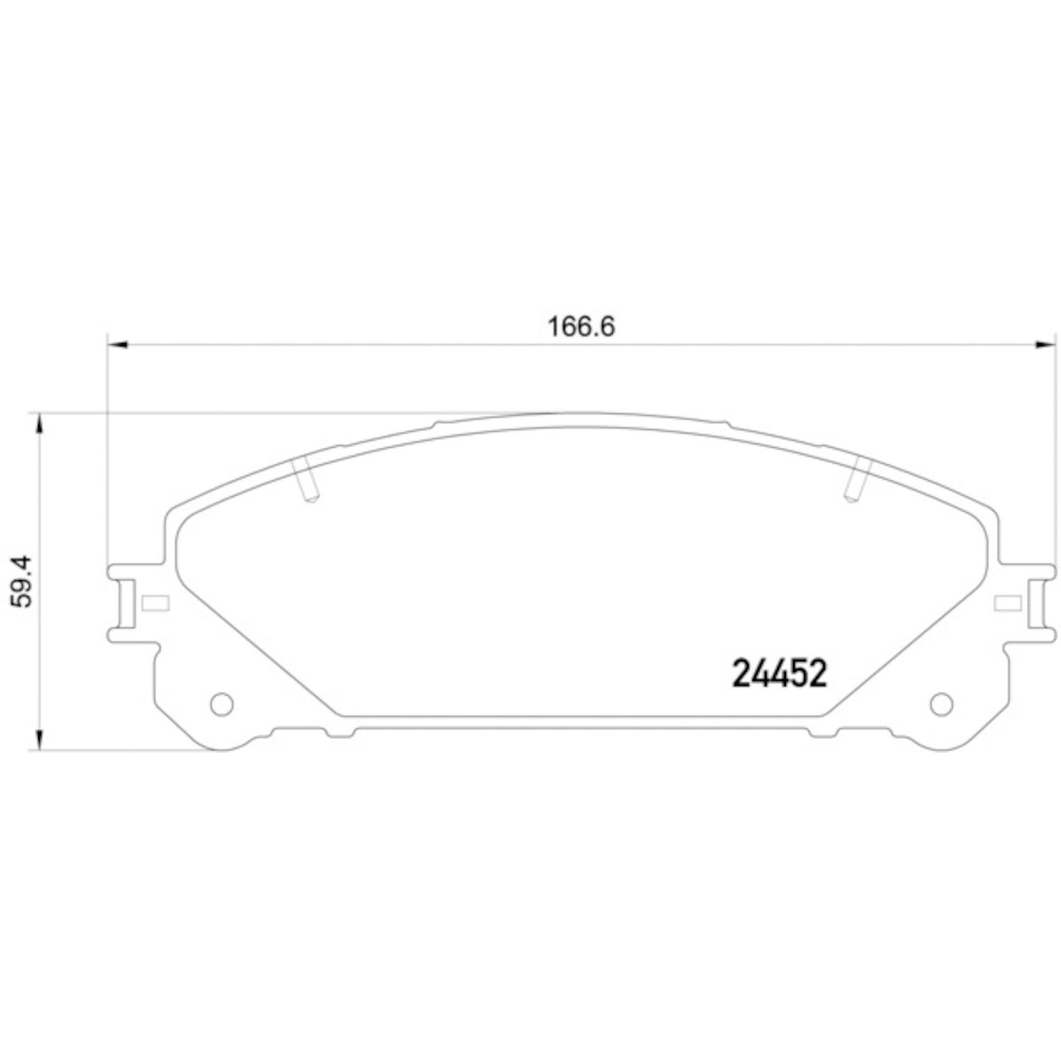 Hella Pagid 355015461 - Disc Brake Pad Hella Pagid 355015461 Disc Brake Pad product image 1 of 2