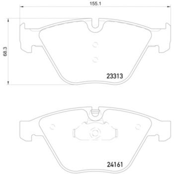 Hella Pagid 355015601 Disc Brake Pad product image 4 of 4