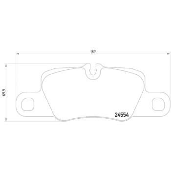 Hella Pagid 355015651 Disc Brake Pad product image 4 of 4
