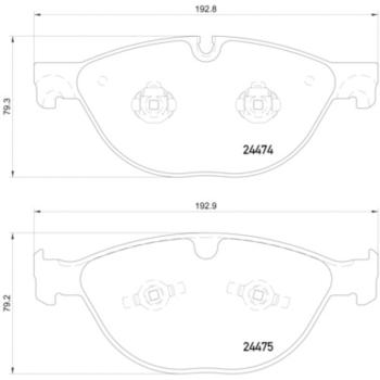 Hella Pagid 355015701 Disc Brake Pad product image 4 of 4