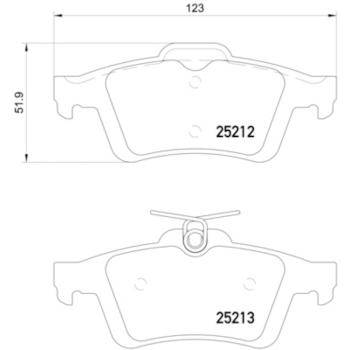 Hella Pagid 355015761 Disc Brake Pad product image 2 of 2