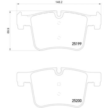 Hella Pagid 355015781 Disc Brake Pad product image 4 of 4