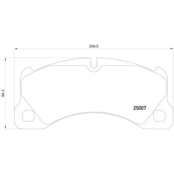 Hella Pagid 355015801 Disc Brake Pad product image 4 of 4