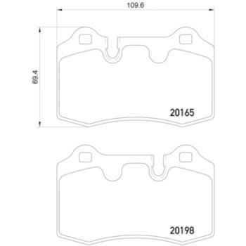 Hella Pagid 355015881 Disc Brake Pad product image 2 of 2