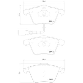 Hella Pagid 355015971 Disc Brake Pad product image 4 of 4