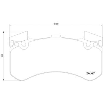 Hella Pagid 355015991 Disc Brake Pad product image 2 of 2