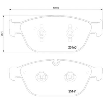 Hella Pagid 355016021 - Disc Brake Pad Hella Pagid 355016021 Disc Brake Pad product image 4 of 4