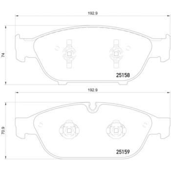 Hella Pagid 355016031 Disc Brake Pad product image 4 of 4