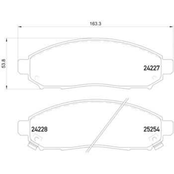 Hella Pagid 355016121 Disc Brake Pad product image 2 of 2