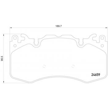 Hella Pagid 355016151 - Disc Brake Pad Hella Pagid 355016151 Disc Brake Pad product image 1 of 2