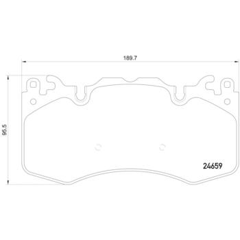 Hella Pagid 355016151 - Disc Brake Pad Hella Pagid 355016151 Disc Brake Pad product image 2 of 2
