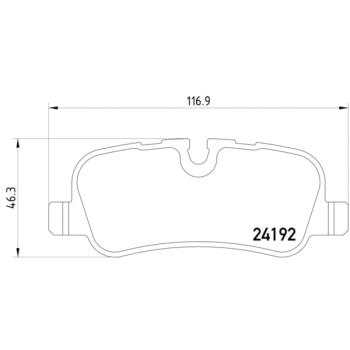 Hella Pagid 355016181 Disc Brake Pad product image 4 of 4