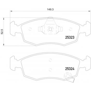 Hella Pagid 355016231 - Disc Brake Pad Hella Pagid 355016231 Disc Brake Pad product image 1 of 2