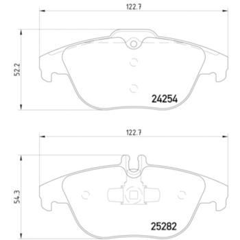 Hella Pagid 355016281 Disc Brake Pad product image 4 of 4
