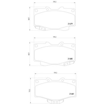 Hella Pagid 355016401 Disc Brake Pad product image 2 of 2