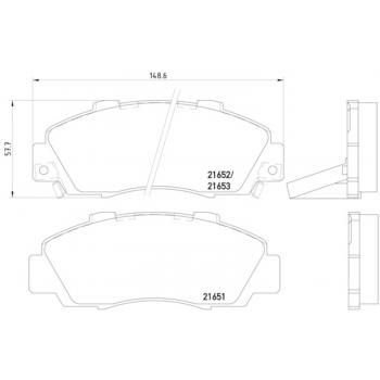 Hella Pagid 355016441 - Disc Brake Pad Hella Pagid 355016441 Disc Brake Pad product image 1 of 2