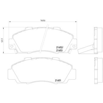 Hella Pagid 355016441 - Disc Brake Pad Hella Pagid 355016441 Disc Brake Pad product image 2 of 2