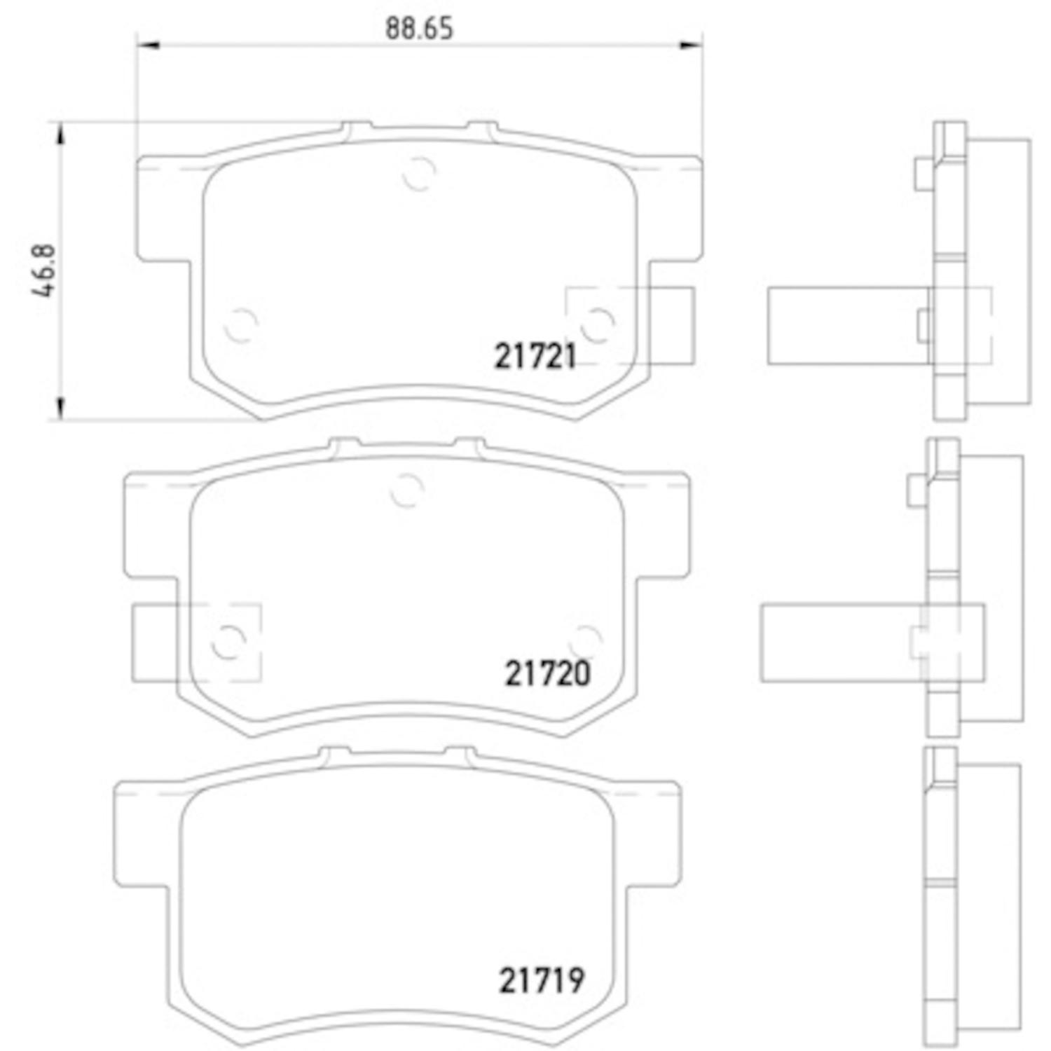 Hella Pagid 355016451 - Disc Brake Pad Hella Pagid 355016451 Disc Brake Pad product image 1 of 2