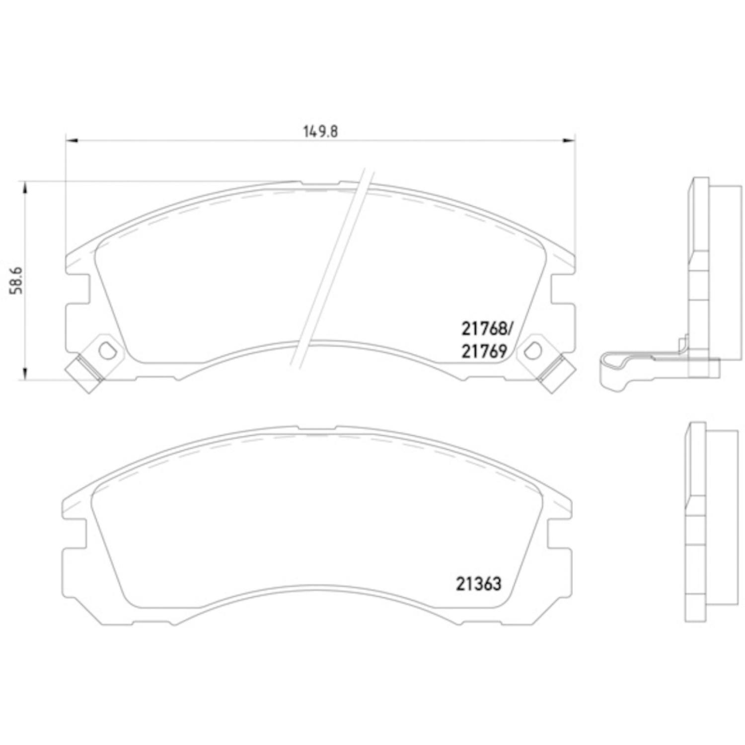 Hella Pagid 355016531 - Disc Brake Pad Hella Pagid 355016531 Disc Brake Pad product image 1 of 1