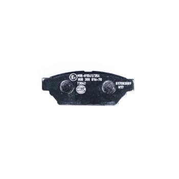Hella Pagid 355016701 Disc Brake Pad product image 1 of 3