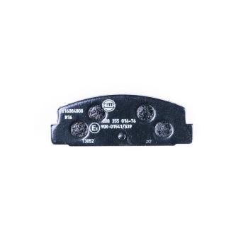 Hella Pagid 355016761 Disc Brake Pad product image 1 of 3