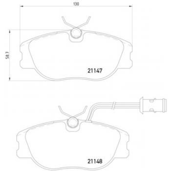 Hella Pagid 355017781 - Disc Brake Pad Hella Pagid 355017781 Disc Brake Pad product image 1 of 1