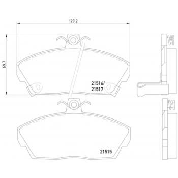 Hella Pagid 355018031 - Disc Brake Pad Hella Pagid 355018031 Disc Brake Pad product image 1 of 1