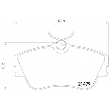 Hella Pagid 355018071 Disc Brake Pad product image 1 of 1