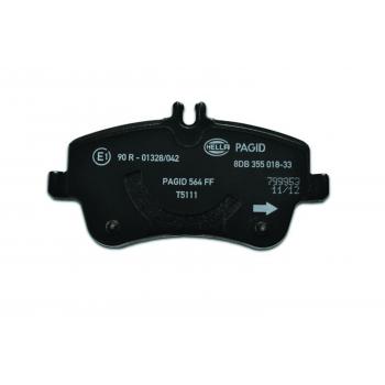 Hella Pagid 355018331 Disc Brake Pad product image 1 of 3