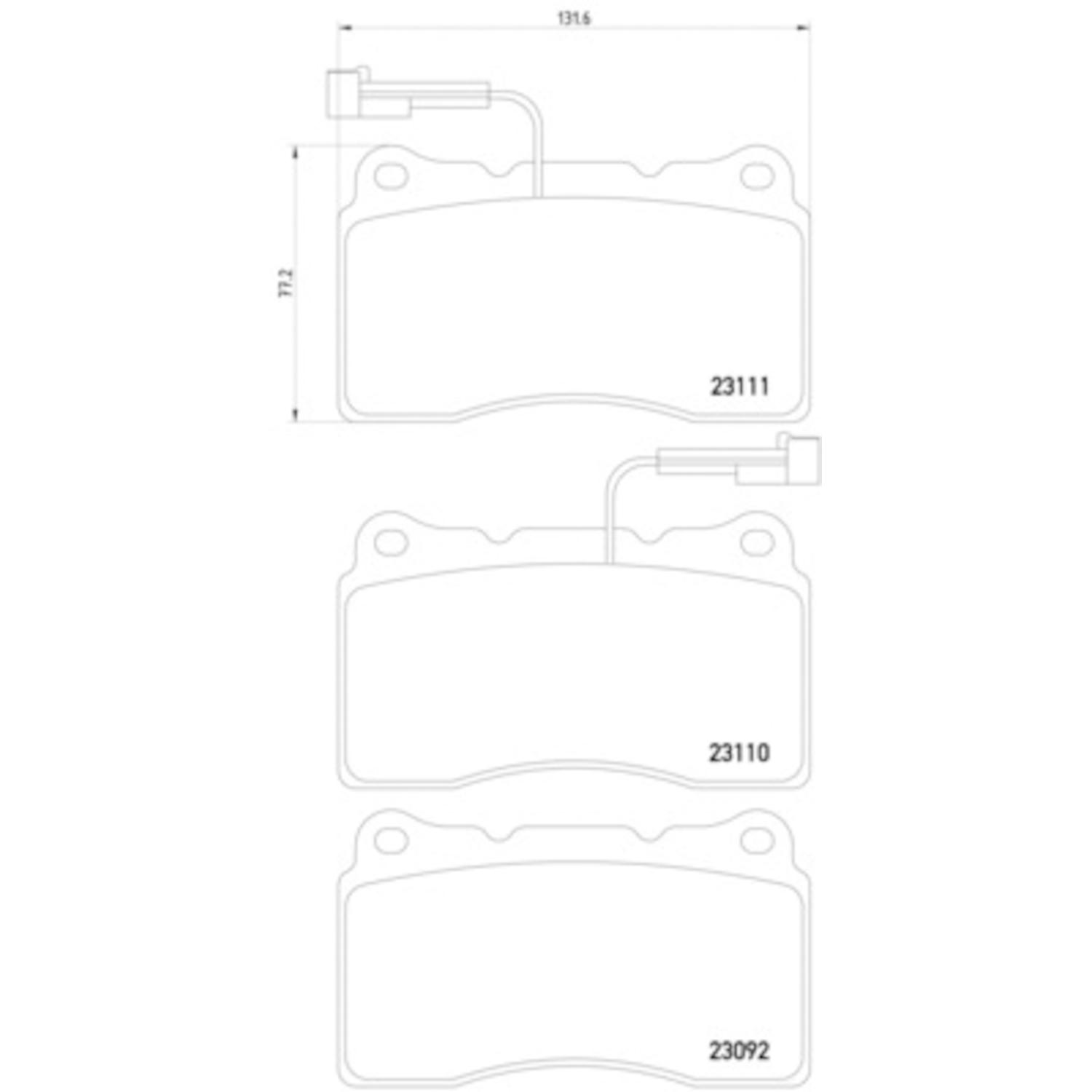 Hella Pagid 355018361 - Disc Brake Pad Hella Pagid 355018361 Disc Brake Pad product image 1 of 1