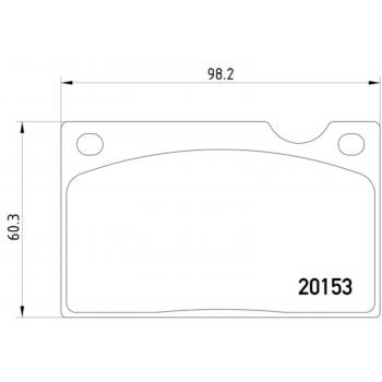 Hella Pagid 355018391 Disc Brake Pad product image 1 of 1