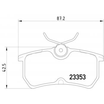 Hella Pagid 355018411 Disc Brake Pad product image 1 of 1