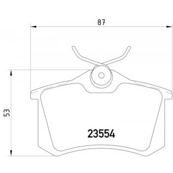 Hella Pagid 355019911 - Disc Brake Pad Hella Pagid 355019911 Disc Brake Pad product image 1 of 1