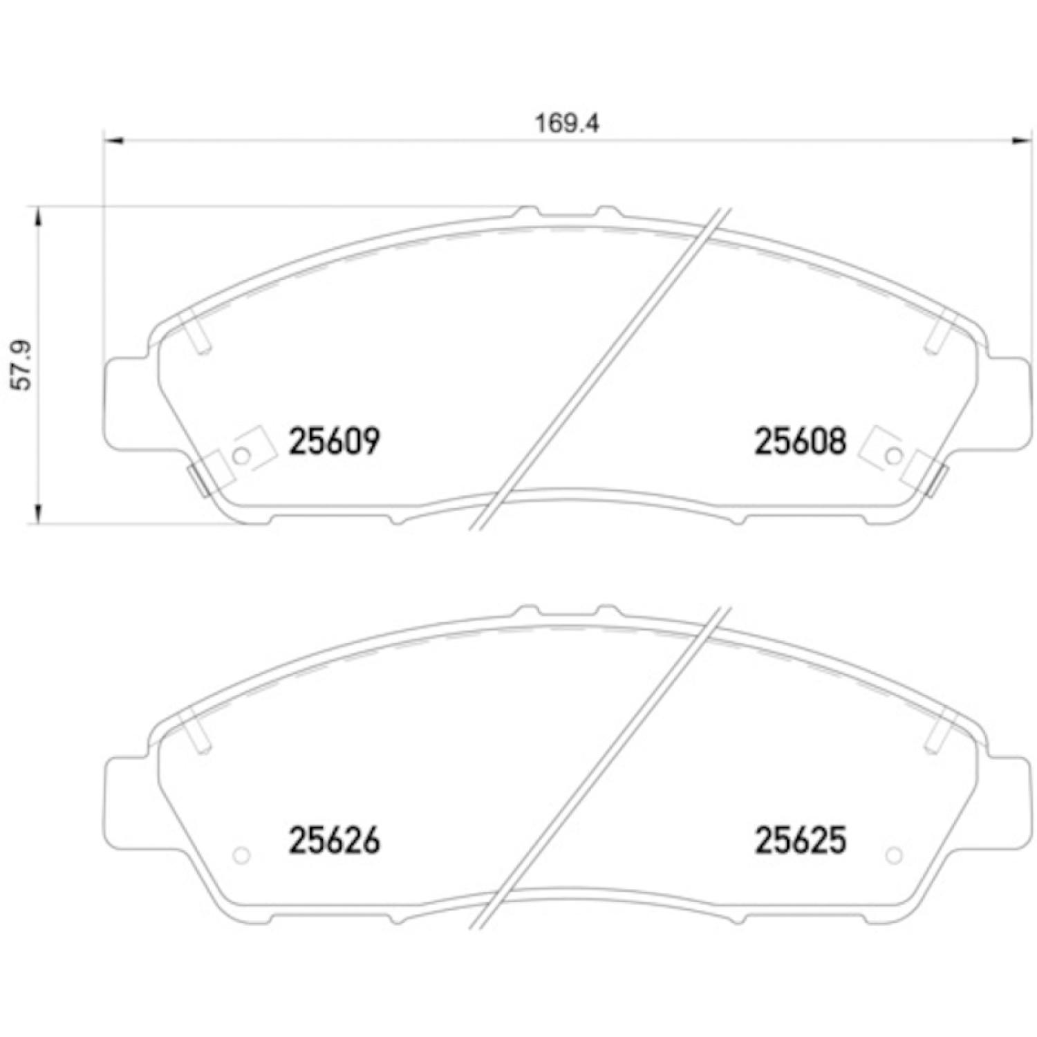 Hella Pagid 355020211 - Disc Brake Pad Hella Pagid 355020211 Disc Brake Pad product image 1 of 1