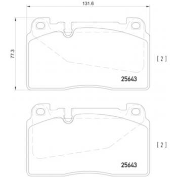 Hella Pagid 355020251 Disc Brake Pad product image 1 of 4