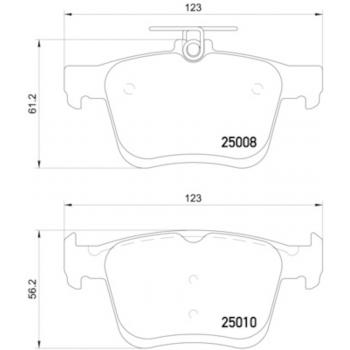 Hella Pagid 355020271 Disc Brake Pad product image 1 of 1
