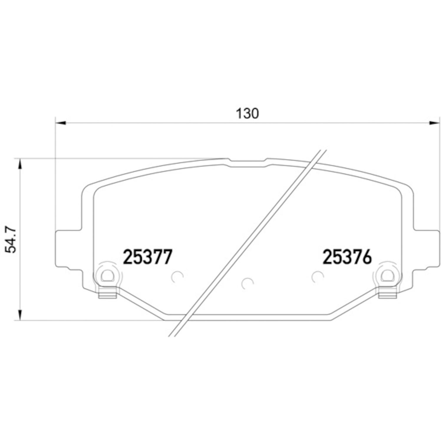 Hella Pagid 355020311 Disc Brake Pad product image 1 of 1