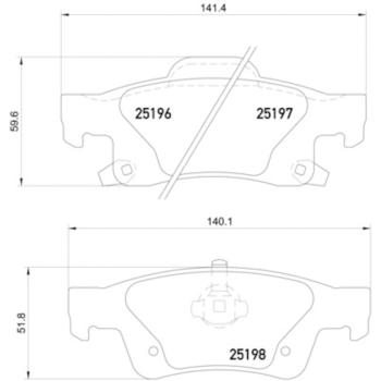 Hella Pagid 355020351 - Disc Brake Pad Hella Pagid 355020351 Disc Brake Pad product image 1 of 1