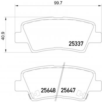 Hella Pagid 355020371 - Disc Brake Pad Hella Pagid 355020371 Disc Brake Pad product image 1 of 1