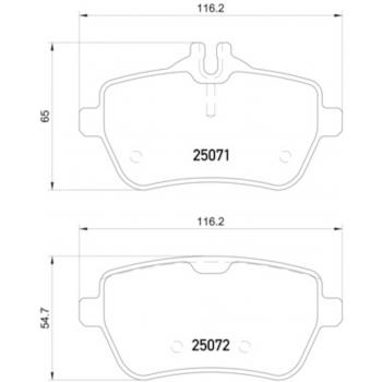 Hella Pagid 355020471 Disc Brake Pad product image 1 of 1
