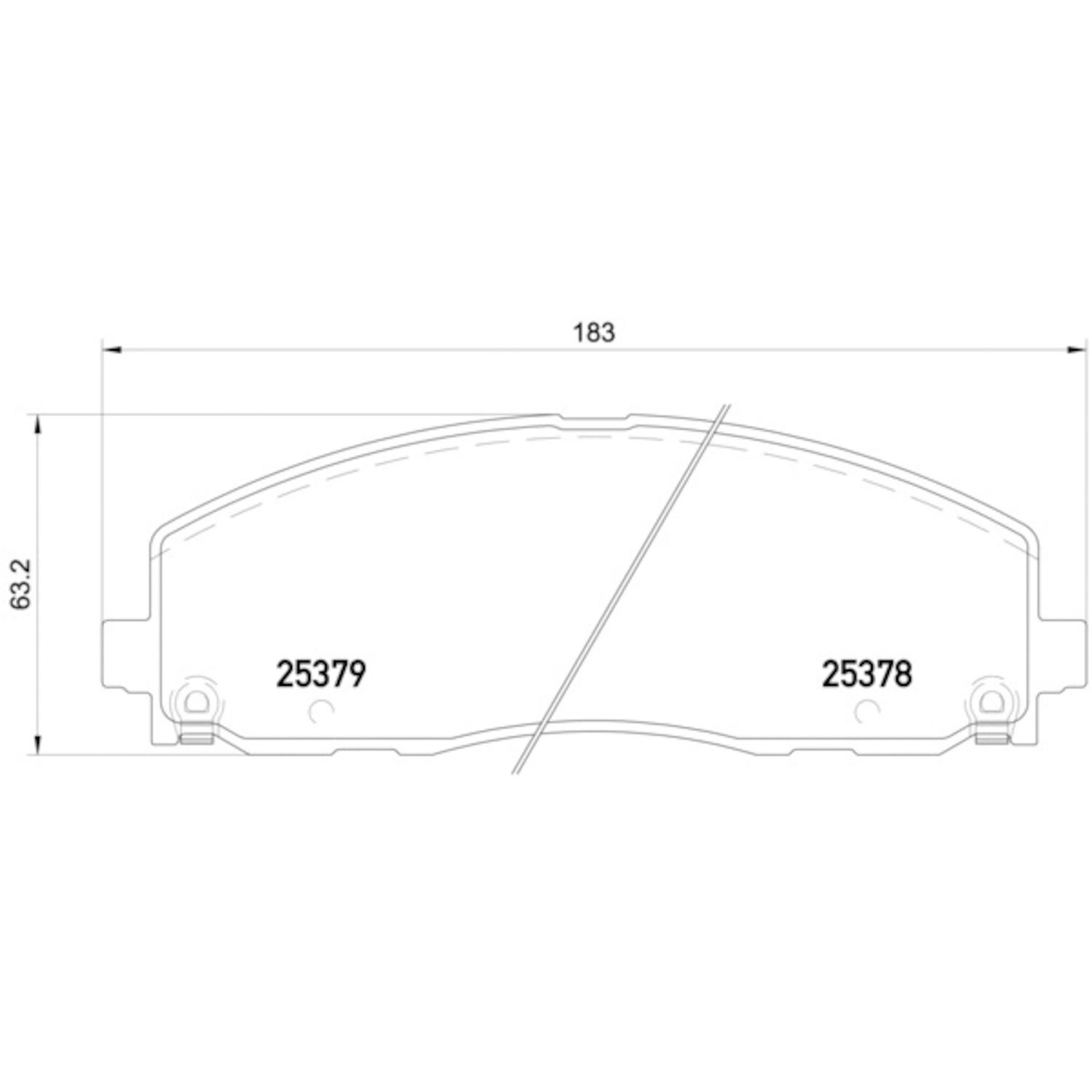 Hella Pagid 355020571 - Disc Brake Pad Hella Pagid 355020571 Disc Brake Pad product image 1 of 1